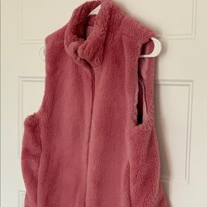 JCrew Faux Fur Fuzzy Vest